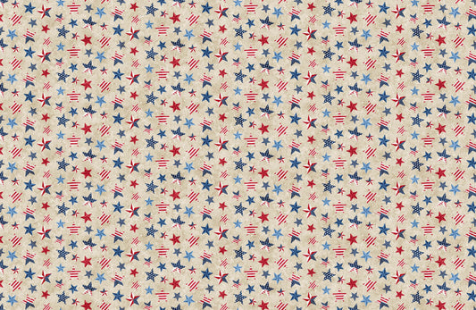 Red, White & Blue Stars