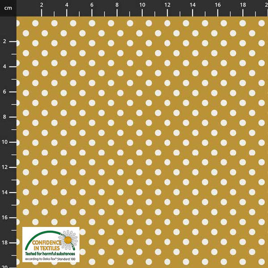 White polka dots - Various color backgrounds